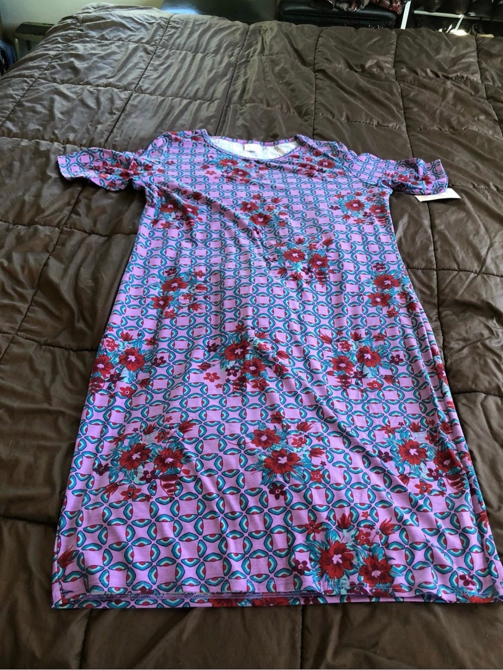 LuLaRoe Julia Dress Floral Print 3XL